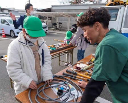 高所作業車乗車体験（ワークワクワク河内長野）