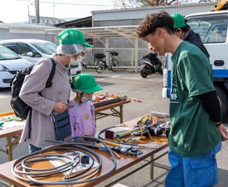 高所作業車乗車体験（ワークワクワク河内長野）